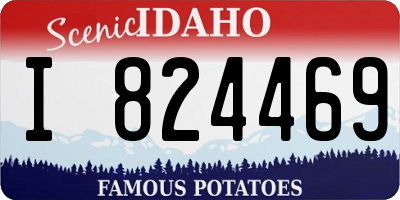 ID license plate I824469