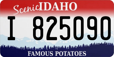 ID license plate I825090
