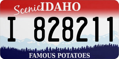 ID license plate I828211
