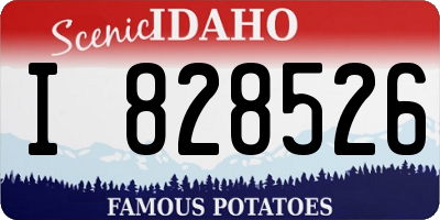 ID license plate I828526