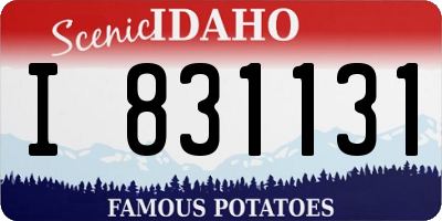ID license plate I831131