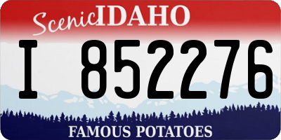 ID license plate I852276