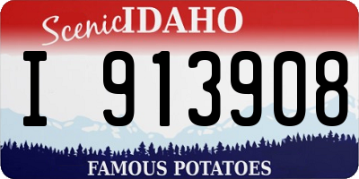 ID license plate I913908