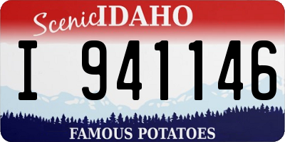 ID license plate I941146