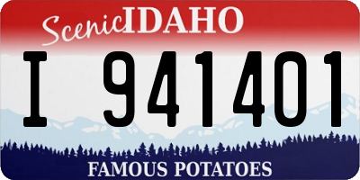 ID license plate I941401