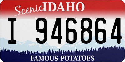 ID license plate I946864