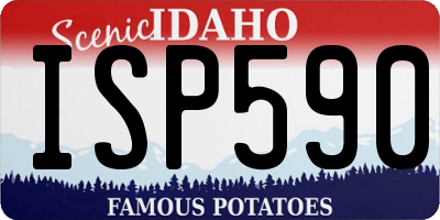 ID license plate ISP590