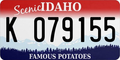 ID license plate K079155