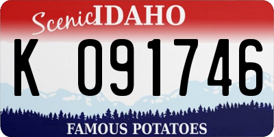 ID license plate K091746