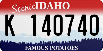 ID license plate K140740