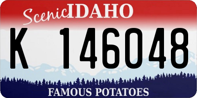 ID license plate K146048