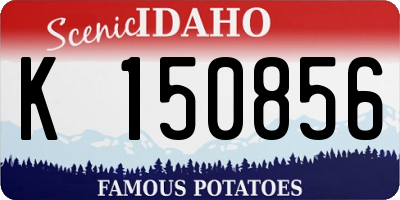 ID license plate K150856