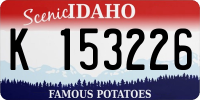 ID license plate K153226