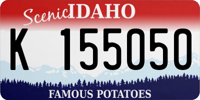 ID license plate K155050