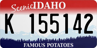 ID license plate K155142