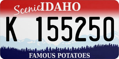 ID license plate K155250