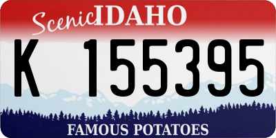 ID license plate K155395