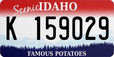 ID license plate K159029