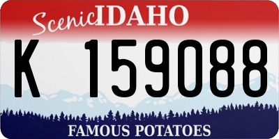 ID license plate K159088
