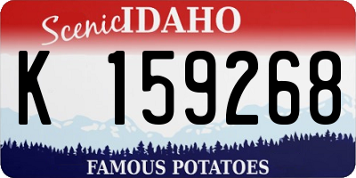 ID license plate K159268