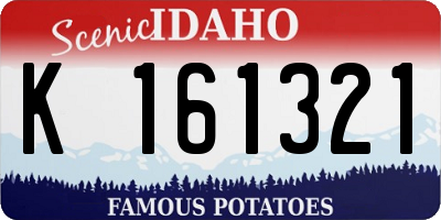 ID license plate K161321