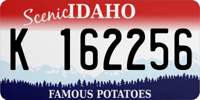 ID license plate K162256