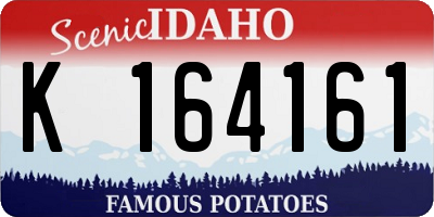 ID license plate K164161