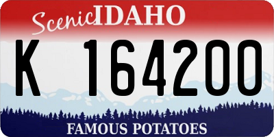 ID license plate K164200