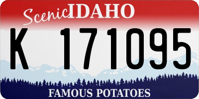 ID license plate K171095