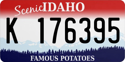 ID license plate K176395