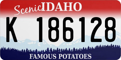 ID license plate K186128