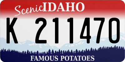 ID license plate K211470