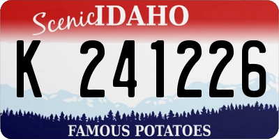 ID license plate K241226