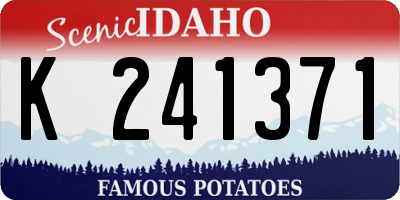 ID license plate K241371