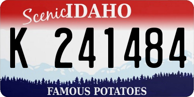 ID license plate K241484