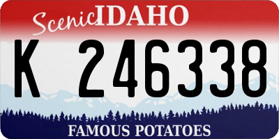 ID license plate K246338