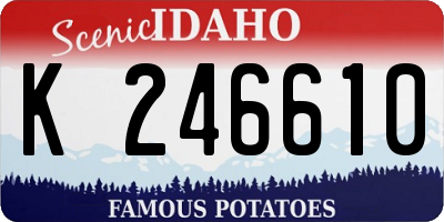 ID license plate K246610