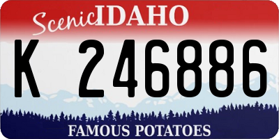 ID license plate K246886
