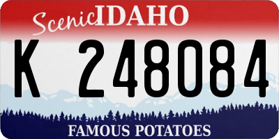 ID license plate K248084