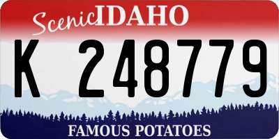 ID license plate K248779