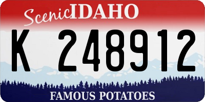 ID license plate K248912