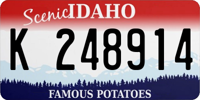 ID license plate K248914