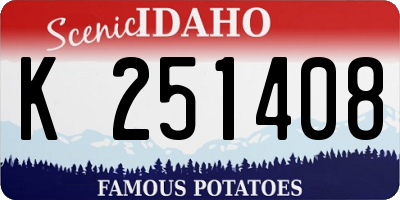 ID license plate K251408