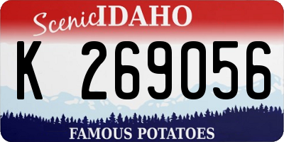 ID license plate K269056