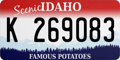 ID license plate K269083