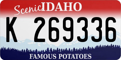 ID license plate K269336