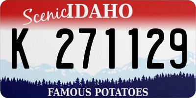 ID license plate K271129