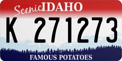 ID license plate K271273