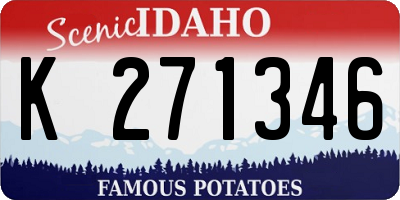 ID license plate K271346