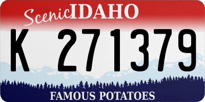 ID license plate K271379